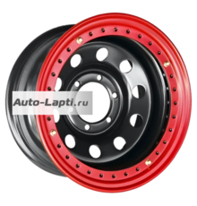 Off-Road Wheels 10x16/5x139,7 ET-44 D110 УАЗ с бедлоком (красный) Черный