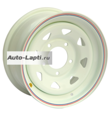 Off-Road Wheels 7x15/5x139,7 ET25 D98,5 ВАЗ Нива Белый (треуг. мелкий, с увелич.полкой под суппорт)