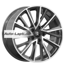 Premium Series 7,5x18/5x108 ET47 D60,1 КР010 (Tiggo 8 Pro) Diamond Black Gris